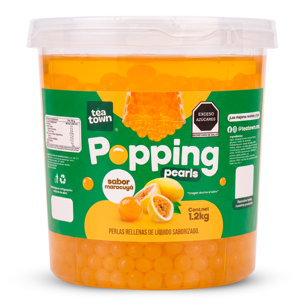 Perlas Rellenas (Popping Pearls) Maracuya 1.2KG