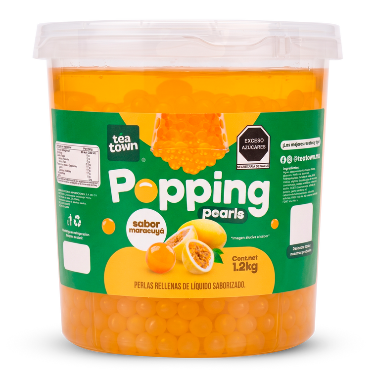 Perlas Rellenas (Popping Pearls) Maracuya 1.2KG