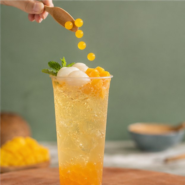 Ingredientes de Lychee Mango Fizz