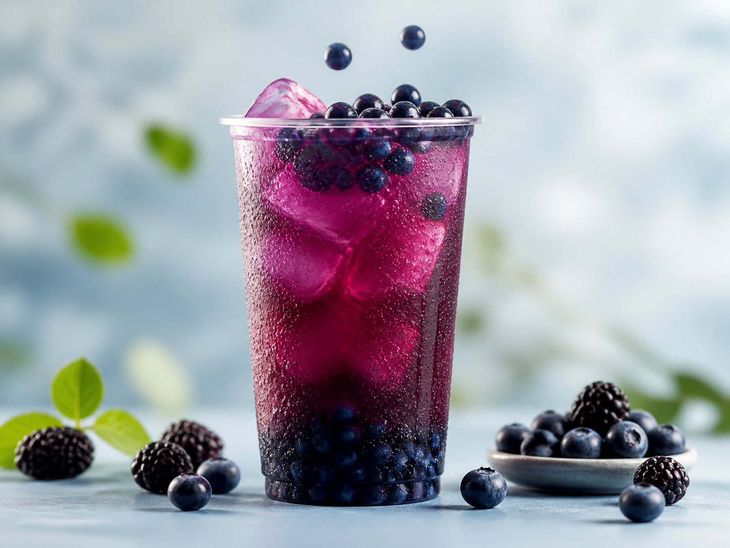 Mora Azul Bubble Tea